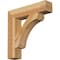 Ekena Millwork Legacy Block Rough Sawn Bracket, Western Red Cedar, 4"W x 20"D x 20"H BKT04X20X20LEC05RWR - alternate 1